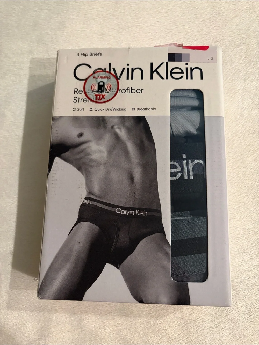 Calvin Klein Men’s Hip Briefs (3-Pack) Size Large